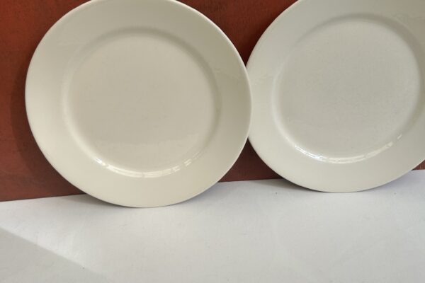 Gebroken wit dinerbord jaren 50 Petrus Regout
