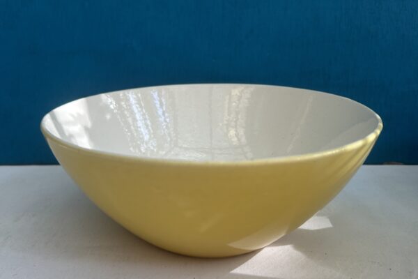 Gele schaal jaren 50 Villeroy en Boch