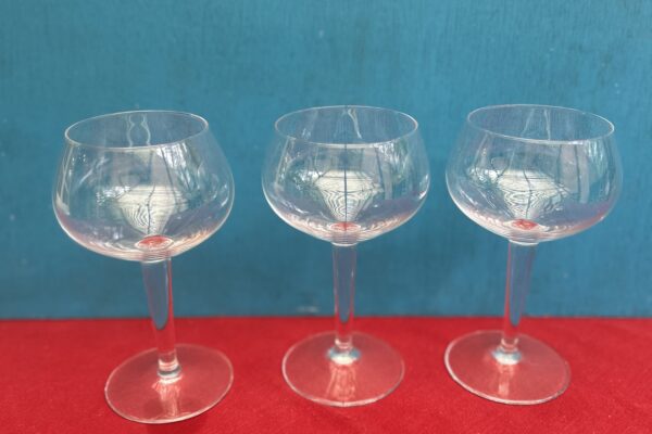3 x klassiek glad kristallen wijnglas, Royal Leerdam