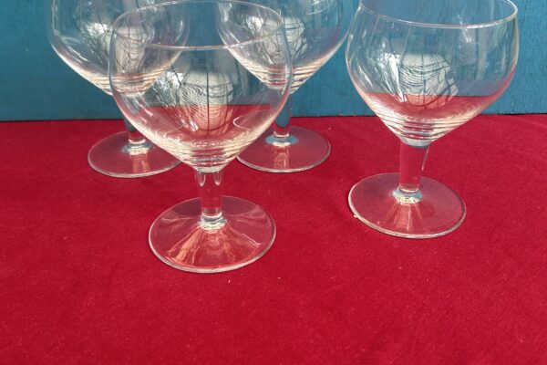 4 x klassiek glad kristallenwijnglas, Royal Leerdam