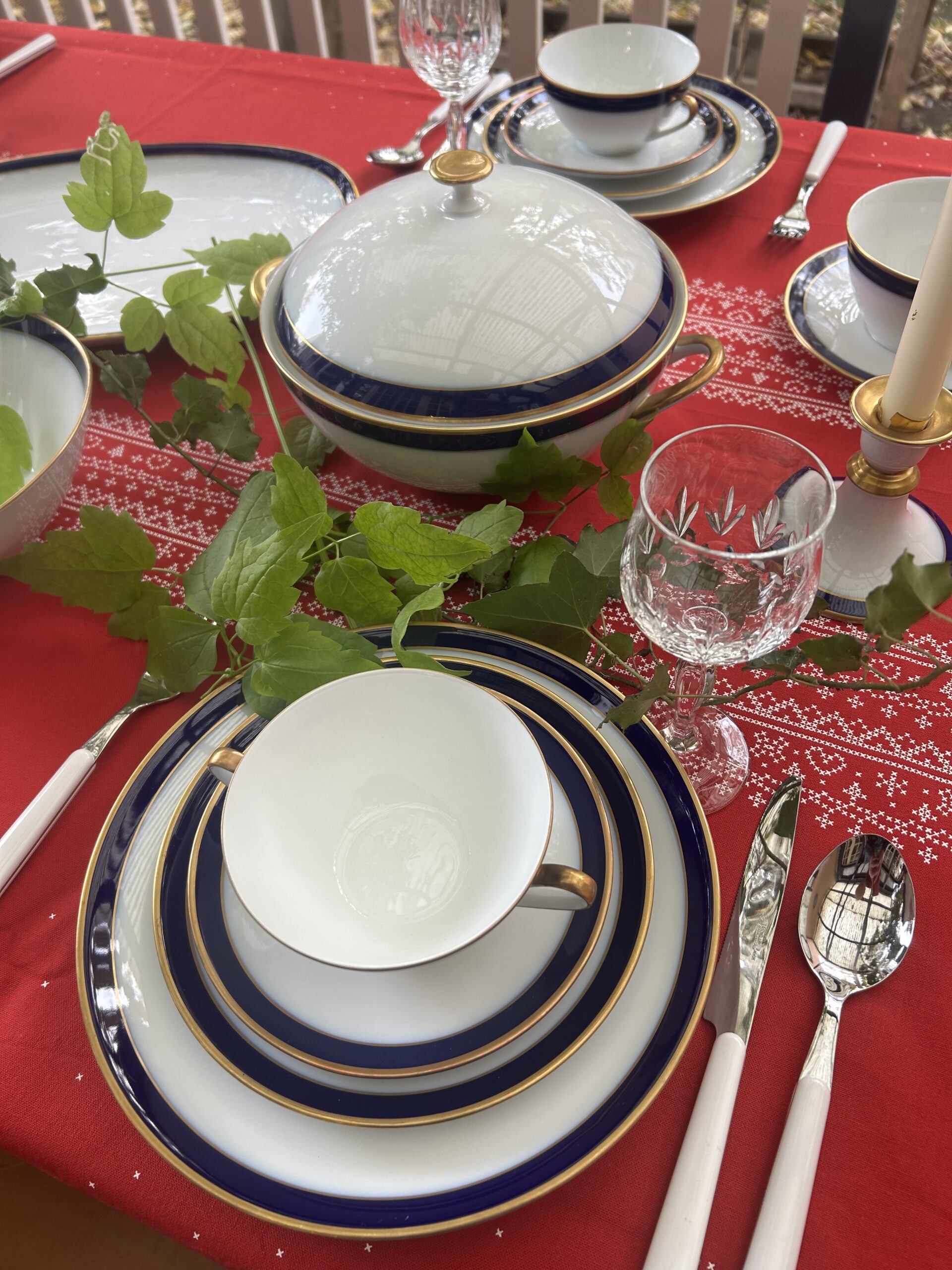 Compleet 6 persoons dinerservies Hutschenreuther Arzberg, Drache - Afbeelding 2