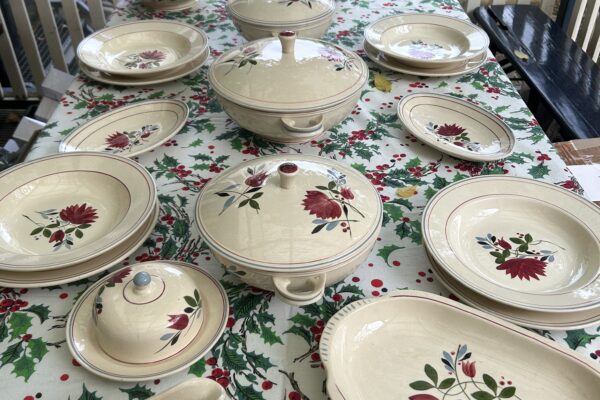 Compleet dinerservies voor 6 personen, Boch la Louviere BE