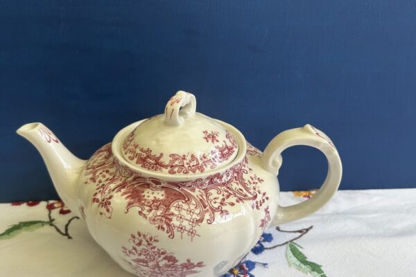 Theepotje Villeroy en Boch, decor Valeria rood