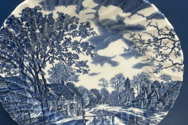 dinerbord Johnson brothers, Cotswold blauw