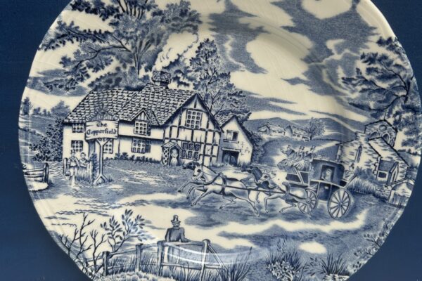 Dinerbord English style blauw Luneville