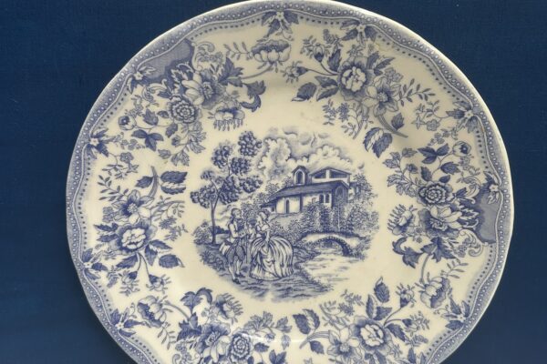 Ironstone tableware, blauw dinerbord