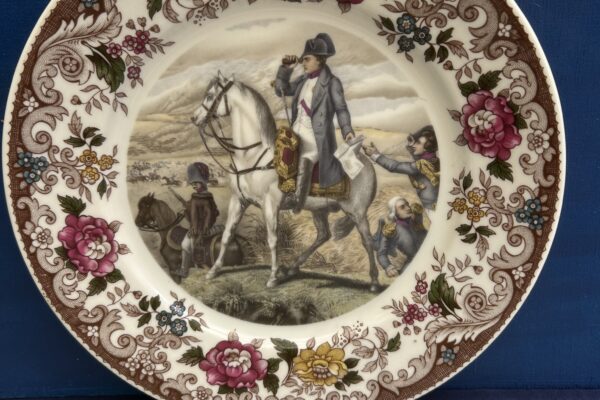 Dinerbord met afbeelding van Napoleon, Bayreuth Bavaria