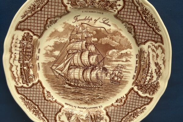 Dinerbord Friendshop of Salem, Alfred Meakin bruin