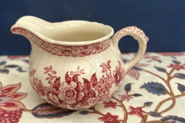 Melkkannetje Mason's decor ‘Pink Stratford' rood