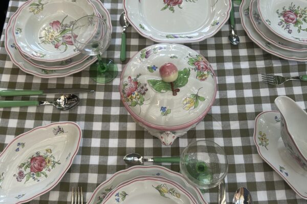 Compleet servies voor 12 personen Copeland Spode England, decor Luneville