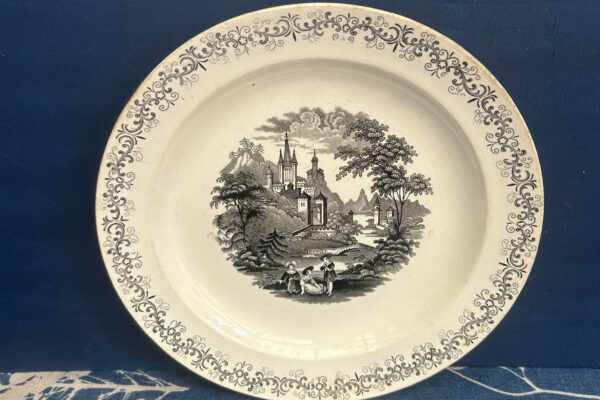 Antiek bordje Tourist zwart wit, van W. Smith and Co