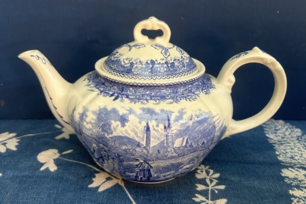 Theepot Villeroy en Boch, decor Rusticana blauw