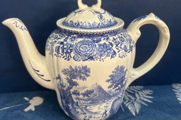 Koffiepot Villeroy en Boch, decor Rusticana blauw