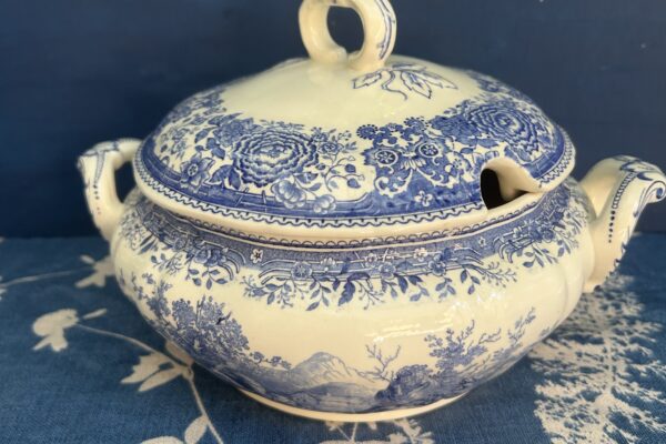 Soepterrine Villeroy en Boch, decor Rusticana blauw
