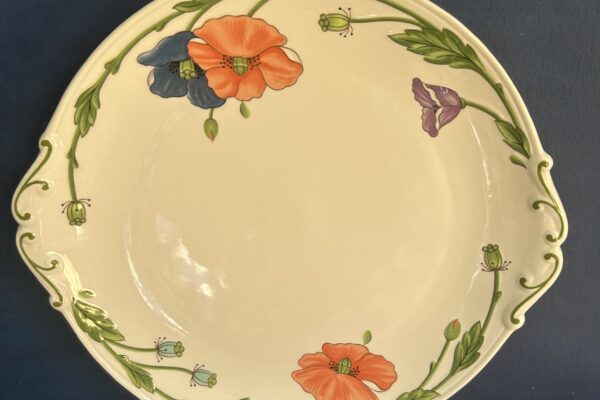 Taartbord Villeroy en Boch, decor Amapola