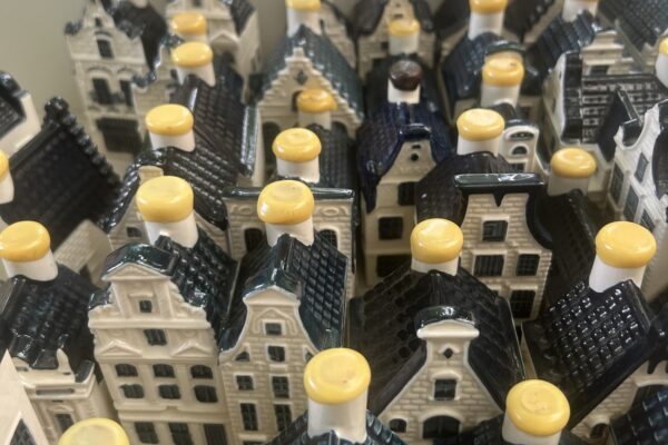 Delfts blauw klm huisje diverse nummers