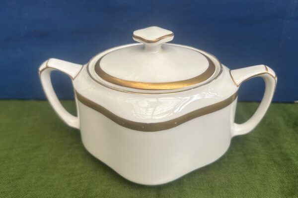 Art Deco suikerpot, Fraureuth, 1920