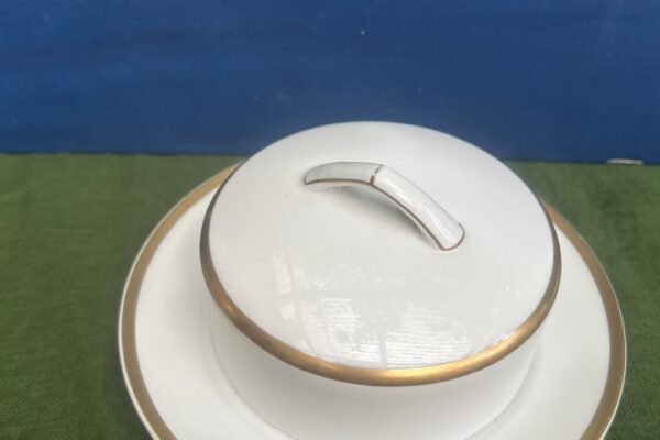 Botervloot rond, Duitse fabriek Fraureuth, 1920 uit Art Deco periode