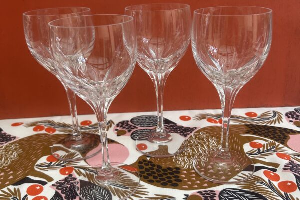 5 x kristallen wijnglas