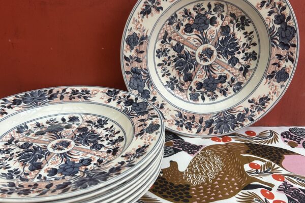 Diep bord wedgwood decor Ningpo 1860-1880