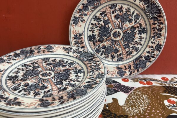 Ontbijtbord wedgwood decor Ningpo 1860-1880