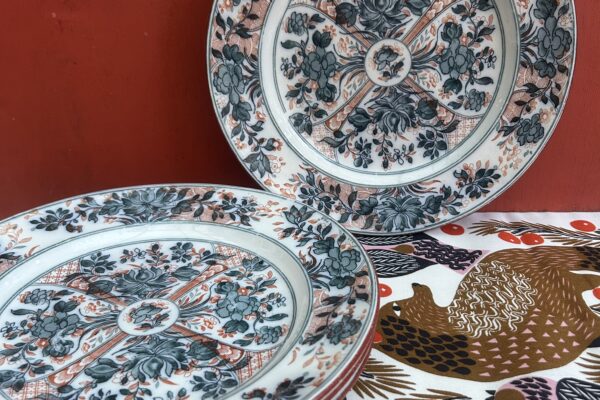 Dinerbord wedgwood decor Ningpo 1860-1880