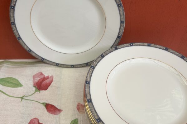 gebaksbordje, wedgwood decor Samurai