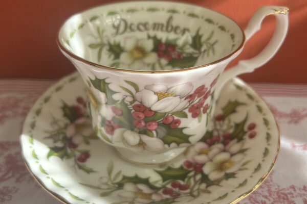 Herenkopje Royal Albert, Flower of the month serie, Christmas rose